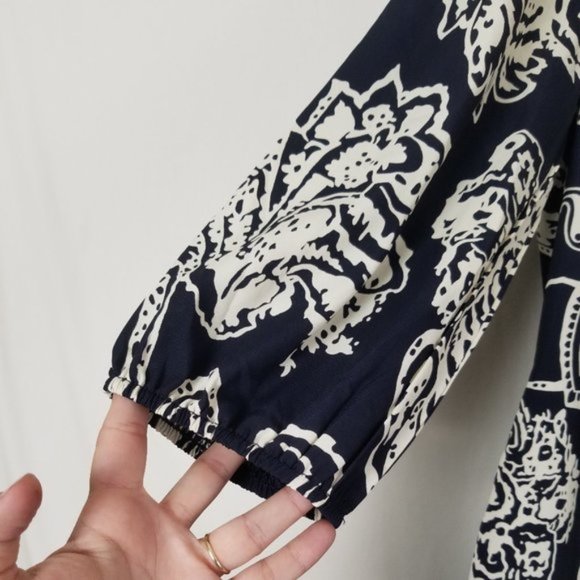 Pink Owl floral 3/4 sleeves floral mini dress size M (216) - Picture 2 of 7